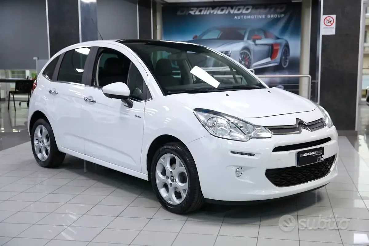 Usata Citroën C3 PureTech 82 CV (60 kW) 2016 Bianco Utilitaria