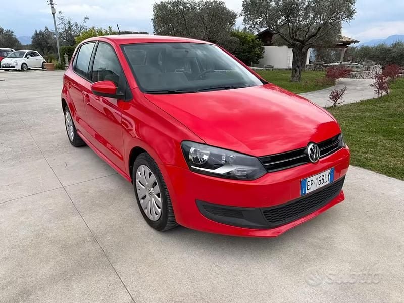 Usata VW Polo Highline 81 CV (59 kW) 2012 Rosso Utilitaria