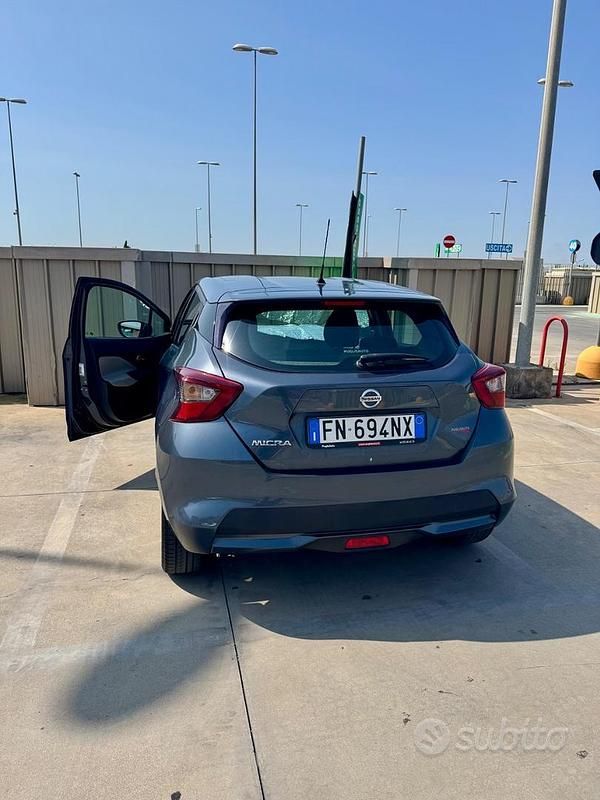 Usata Nissan Micra 90 CV (66 kW) 2018 Grigio Utilitaria