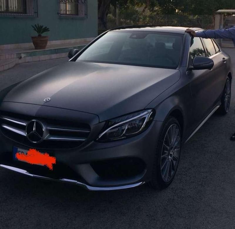 Usata Mercedes C350e Premium 211 CV (155 kW) 2018 Argento Berlina