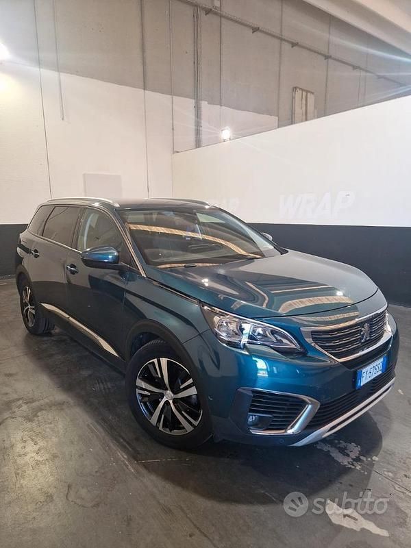 Usata Peugeot 5008 120 CV (88 kW) 2019 Verde Monovolume