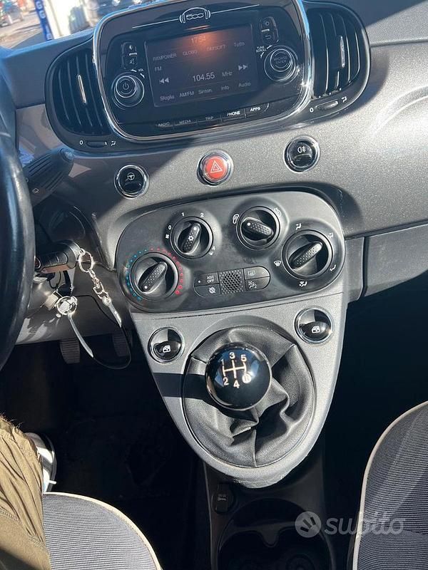 Usata Fiat 500 Lounge 95 CV (69 kW) 2017 Grigio Utilitaria