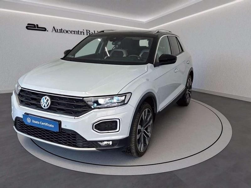 Usata VW T-Roc Edition 190 CV (139 kW) 2018 Bianco ghiaccio metalizzato/te SUV