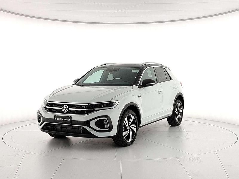 Pure white Usata 2024 VW T-Roc R-line SUV | 37.500 € - Immagine 1/4