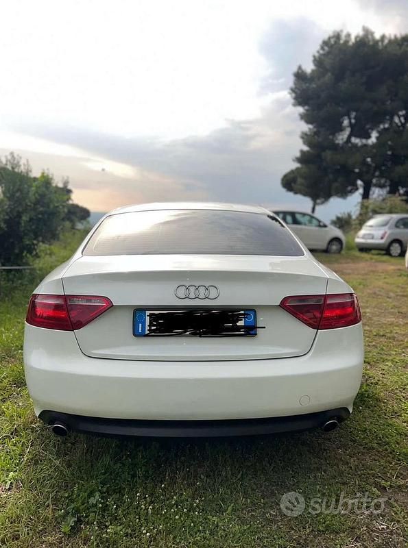 Usata Audi A5 190 CV (139 kW) 2009 Bianco Coupé