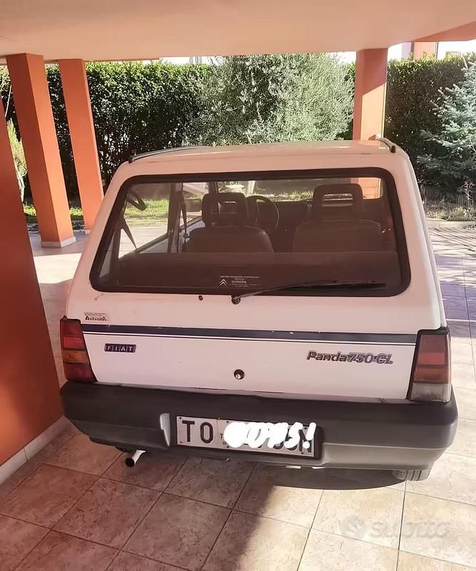 Usata Fiat Panda 1990 Bianco Utilitaria