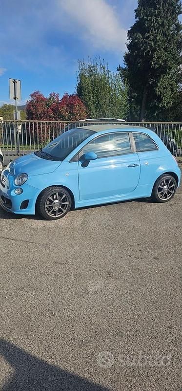 Usata Abarth 500C 135 CV (99 kW) 2013 Blu Cabrio