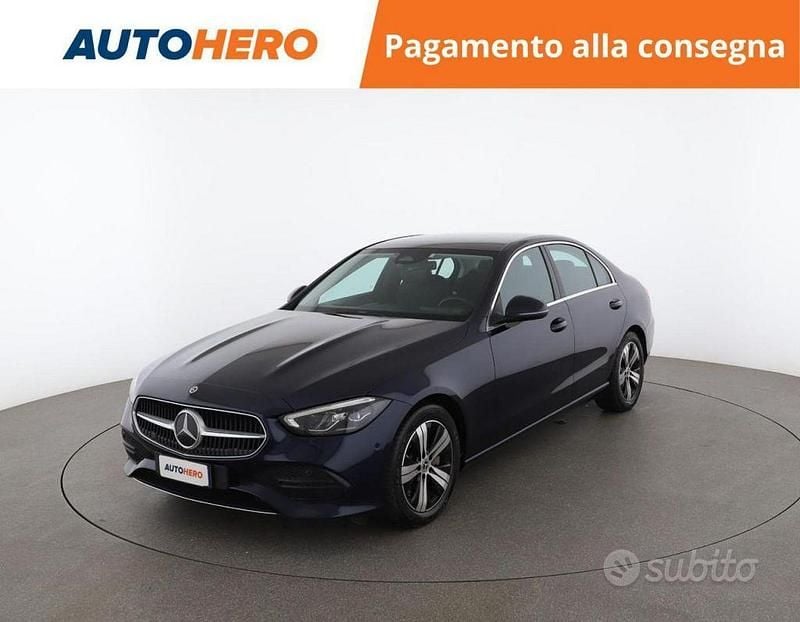 Usata Mercedes C200 204 CV (150 kW) 2022 Blu Berlina