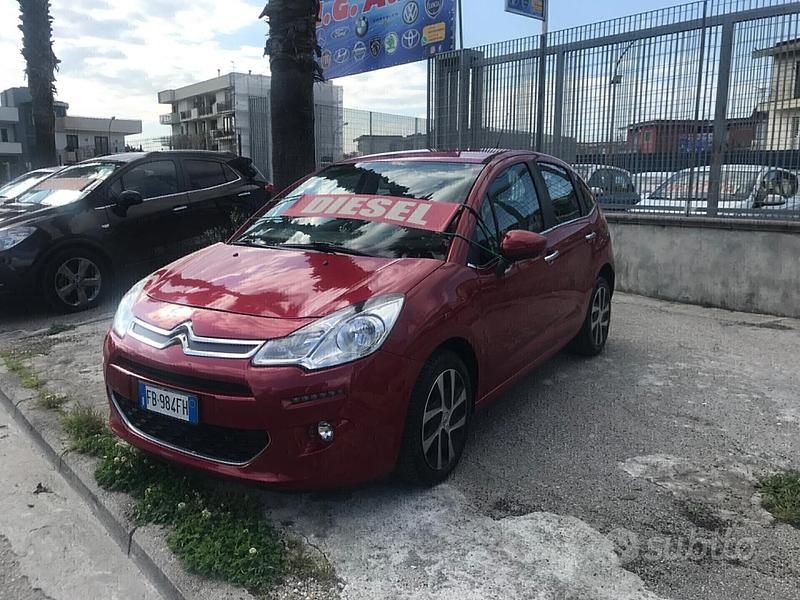 Usata Citroën C3 Feel 75 CV (55 kW) 2016 Rosso Utilitaria