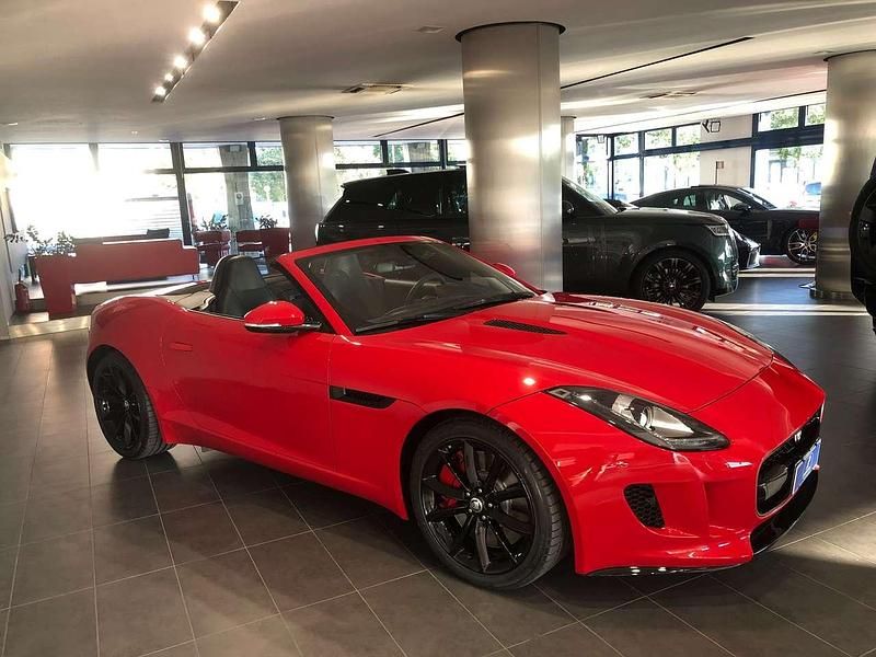 Usata Jaguar F-Type S 381 CV (280 kW) 2013 Rosso Cabrio