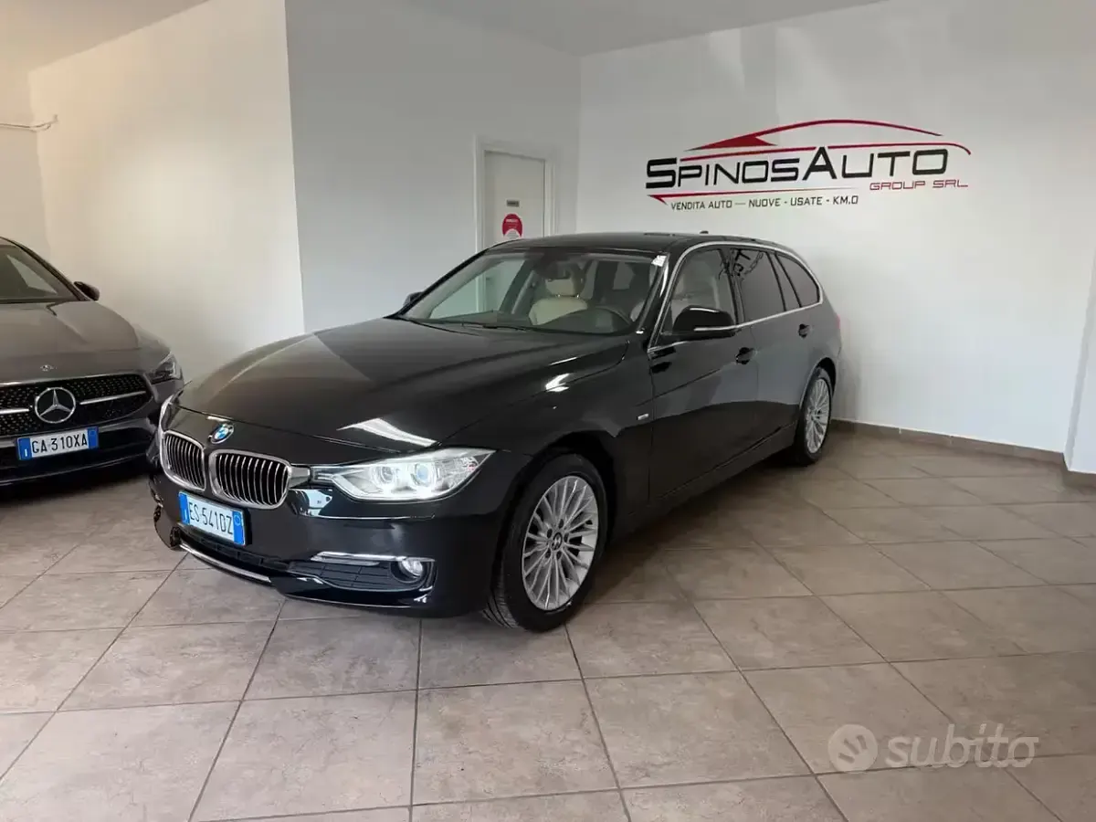 Usata BMW 318 Luxury Line 143 CV (105 kW) 2013 Nero Station wagon