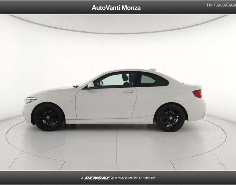 Usata BMW 218 Shadowline 136 CV (100 kW) 2021 Bianco Coupé
