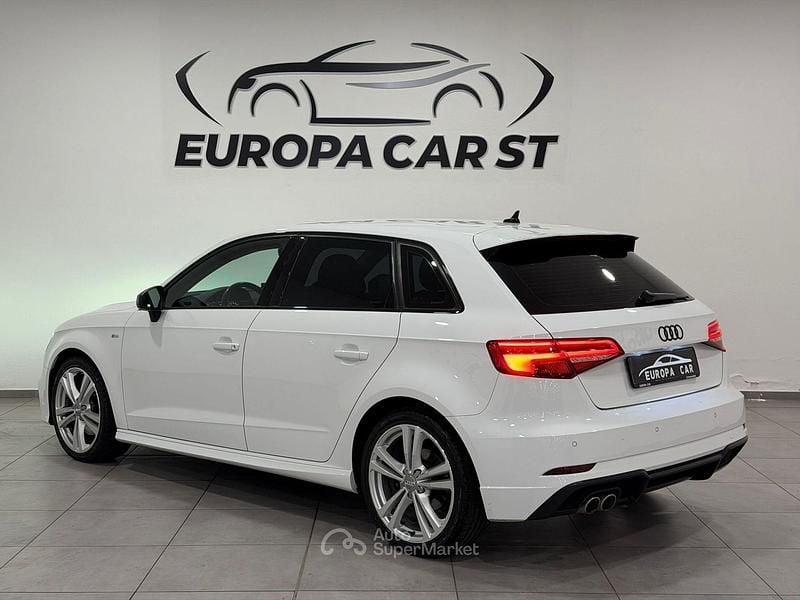 Usata Audi A3 S-Line 150 CV (110 kW) 2020 Bianco Berlina
