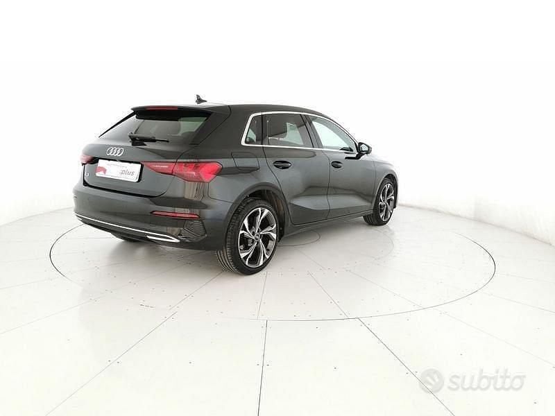 Usata Audi A3 Advanced Plus 110 CV (80 kW) 2023 Nero mythos metallizzato Berlina