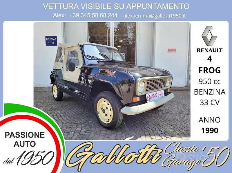 Brugt Renault R4 33 HK (24 kW) 1990 Sort Cabriolet
