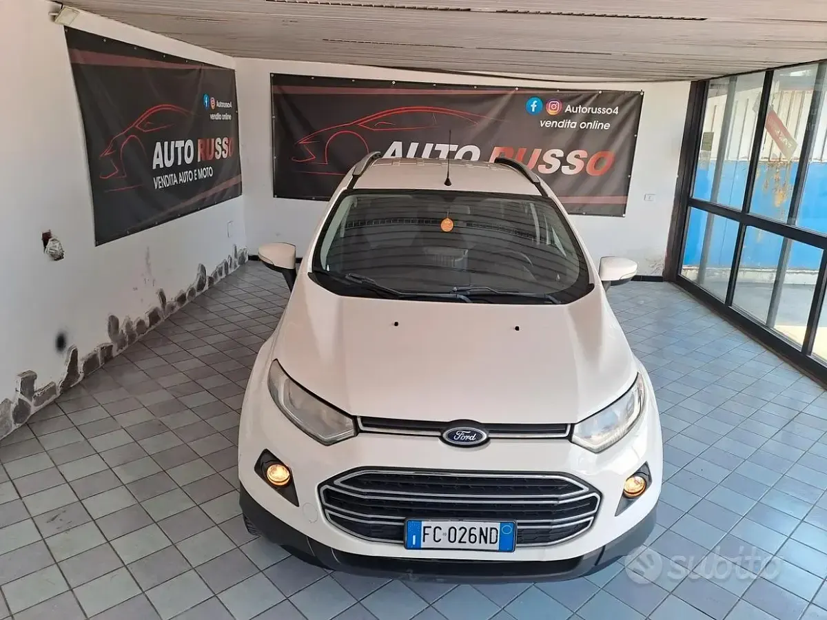 Usata Ford Ecosport Titanium 125 CV (91 kW) 2016 Bianco SUV
