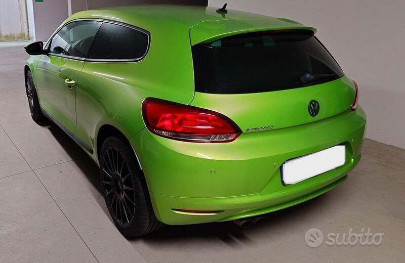 Usata VW Scirocco 160 CV (117 kW) 2009 Verde Coupé