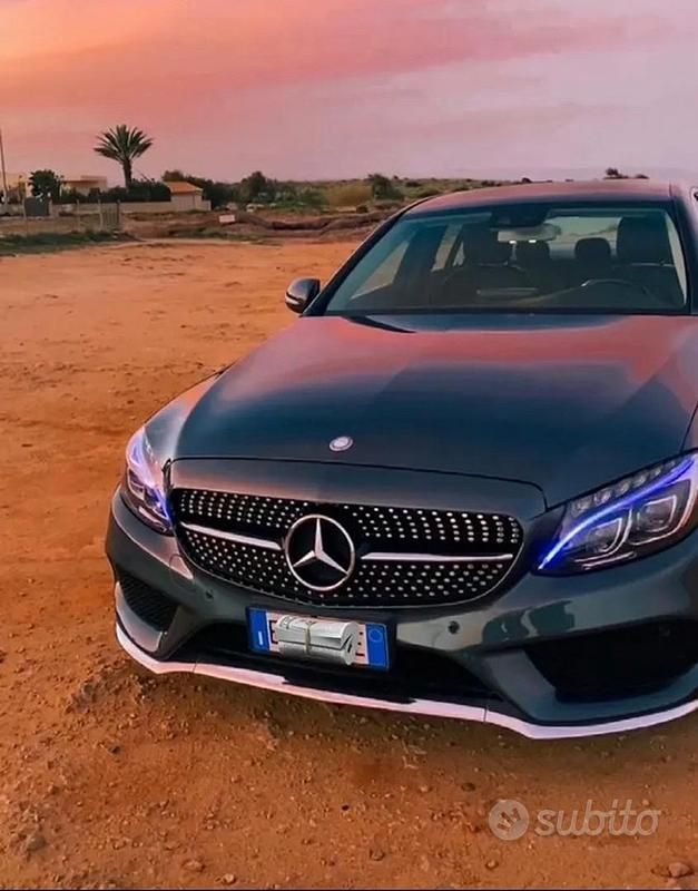 Usata Mercedes C200 136 CV (100 kW) 2016 Grigio Berlina