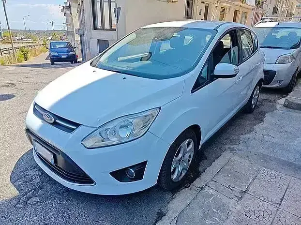 Usata Ford C-MAX 115 CV (84 kW) 2014 Bianco Monovolume