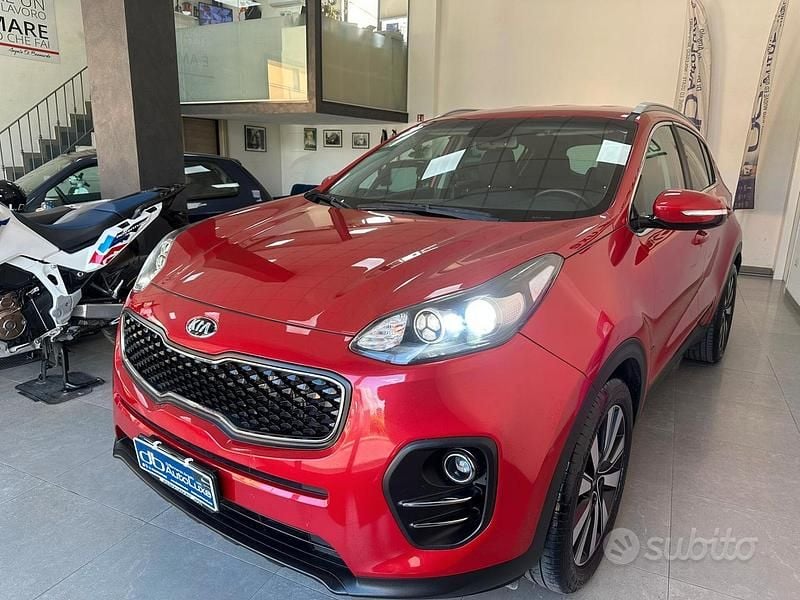 Usata Kia Sportage GT-Line 116 CV (85 kW) 2017 Rosso SUV