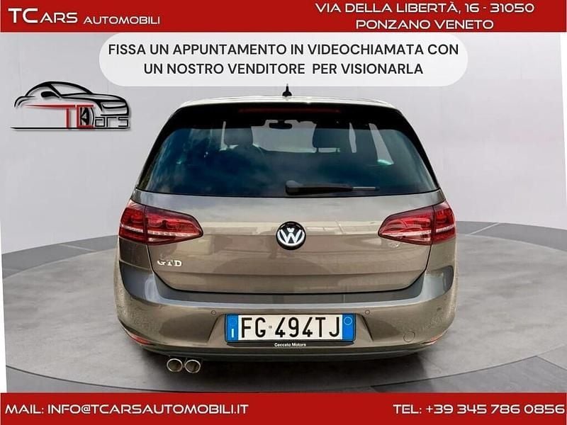 Usata VW Golf VII GTD 183 CV (134 kW) 2017 Grigio Berlina