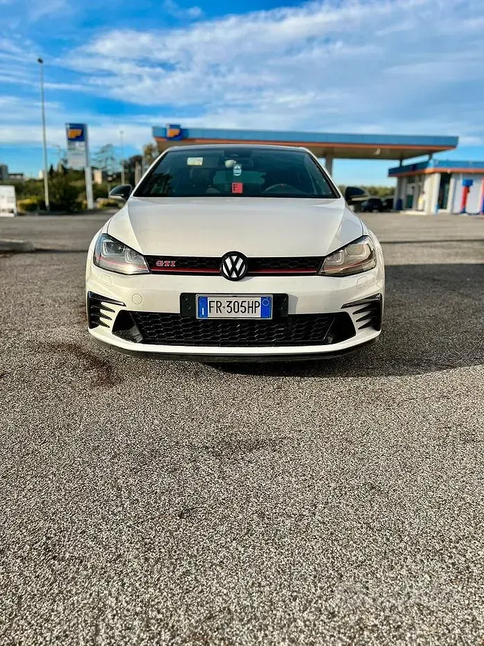 Usata VW Golf VII GTI Clubsport 265 CV (194 kW) 2016 Bianco Berlina