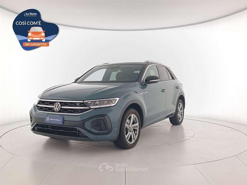 Petroleum blue metallizzato ne Usata 2023 VW T-Roc R-line SUV | 26.200 € (Cara) - Immagine 1/4