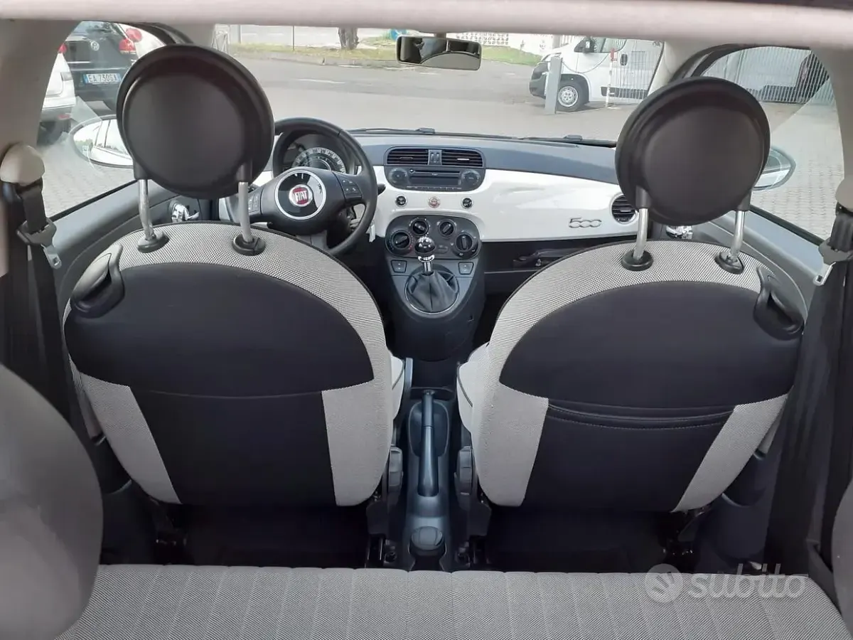 Usata Fiat 500 Lounge 69 CV (50 kW) 2013 Bianco Berlina