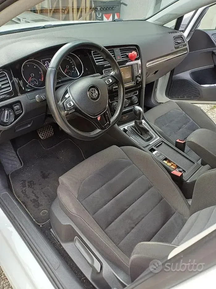 Usata VW Golf VII 110 CV (80 kW) 2017 Bianco Berlina