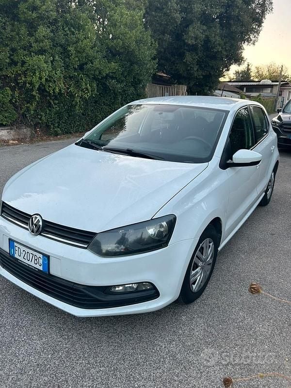 Usata VW Polo 75 CV (55 kW) 2016 Bianco Berlina
