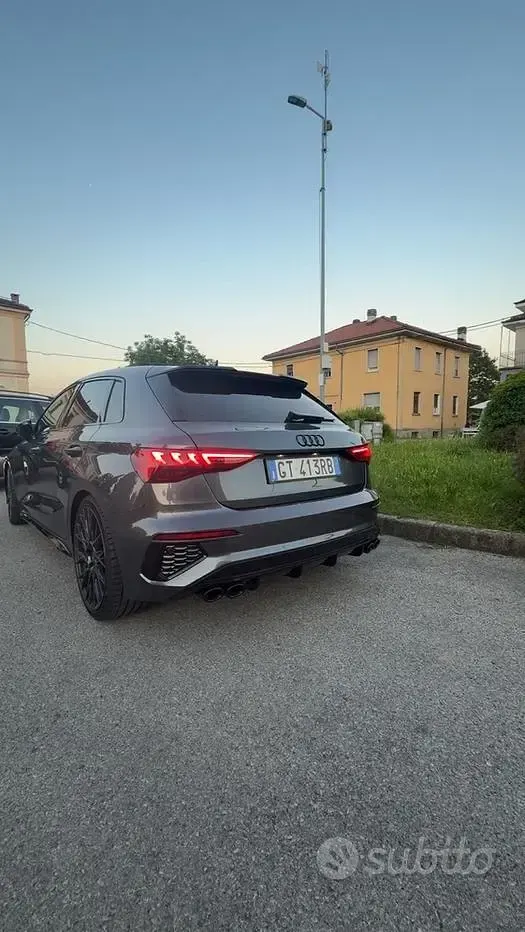 Usata Audi A3 Sportback S-Line 2021 Grigio Utilitaria