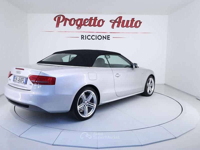 Usata Audi A5 Cabriolet S-Line 170 CV (125 kW) 2011 Grigio Cabrio