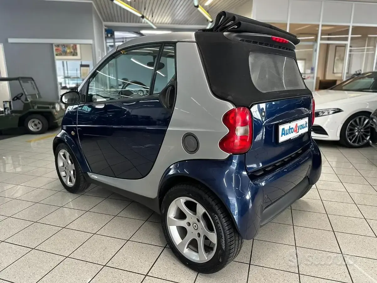Usata Smart ForTwo Cabrio Pulse 61 CV (44 kW) 2006 Blu Cabrio