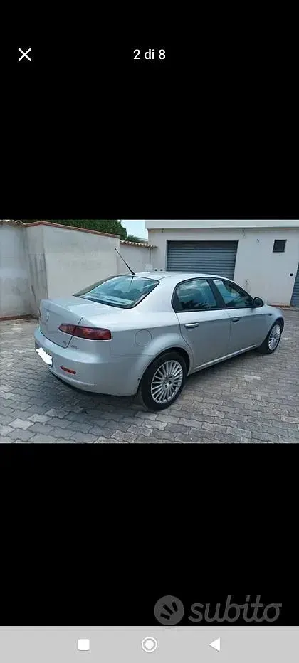 Usata Alfa Romeo 159 Distinctive 150 CV (110 kW) 2006 Grigio Berlina