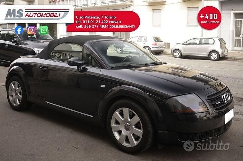 Usata Audi TT Roadster 180 CV (132 kW) 2004 Nero Cabrio