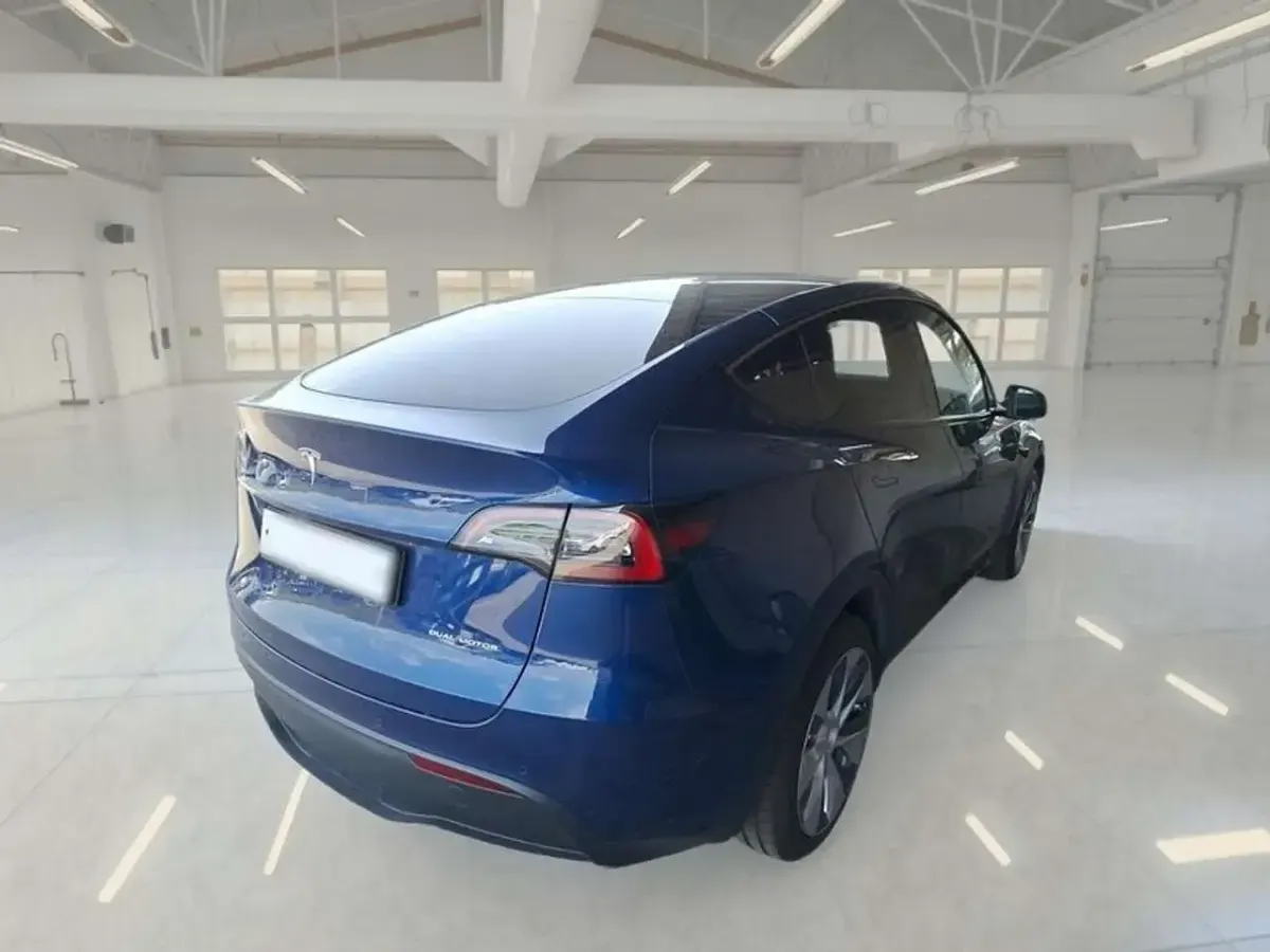 Usata Tesla Model Y Long Range AWD 152 kW (208 CV) 2022 Blu SUV