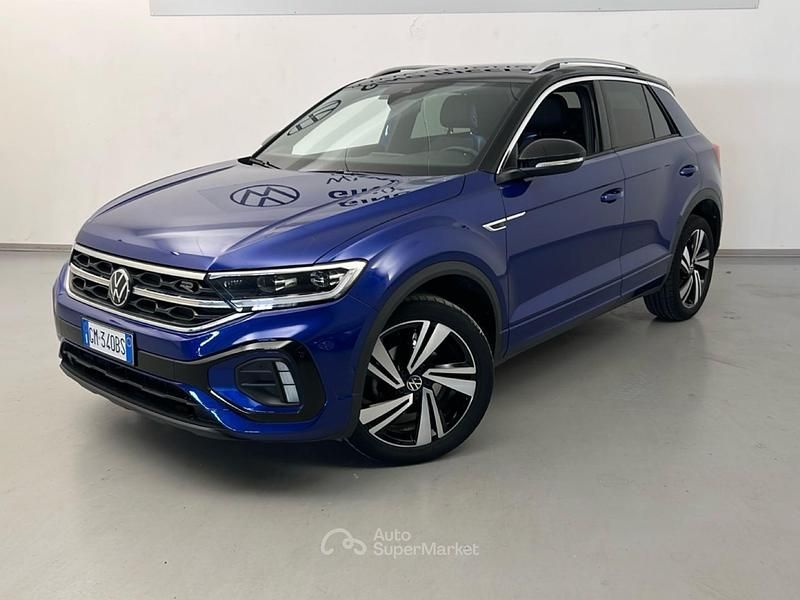 Usata VW T-Roc R-line 110 CV (80 kW) 2023 Blu SUV