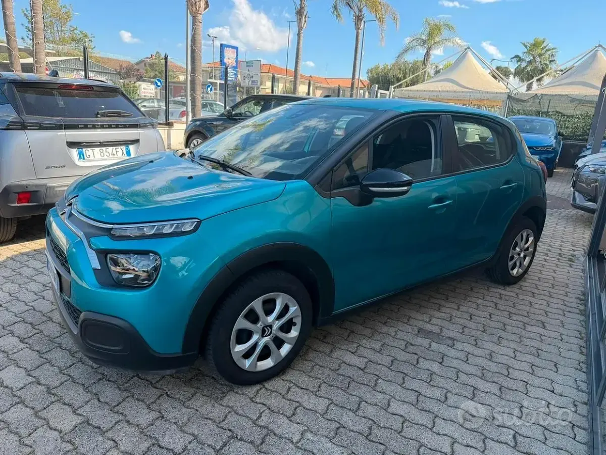 Usata Citroën C3 Shine 102 CV (75 kW) 2022 Blu Utilitaria