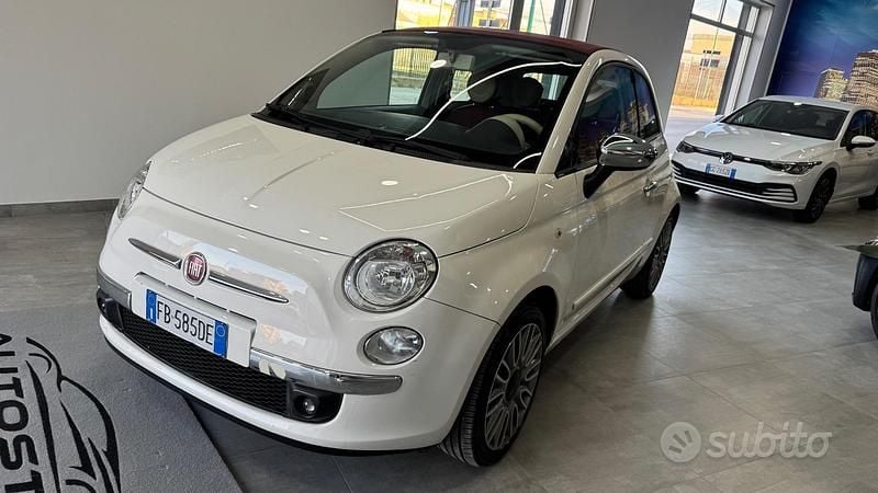 Usata Fiat 500C Lounge 69 CV (50 kW) 2014 Bianco Cabrio