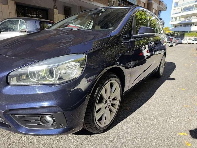 Usata BMW 220 Gran Tourer Advantage 190 CV (139 kW) 2015 Blu/azzurro Monovolume