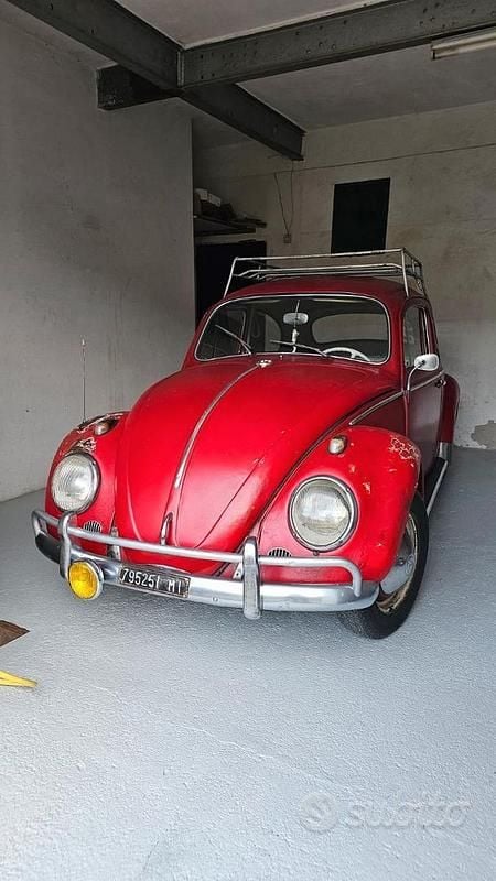 Usata VW Beetle 1960 Rosso Utilitaria