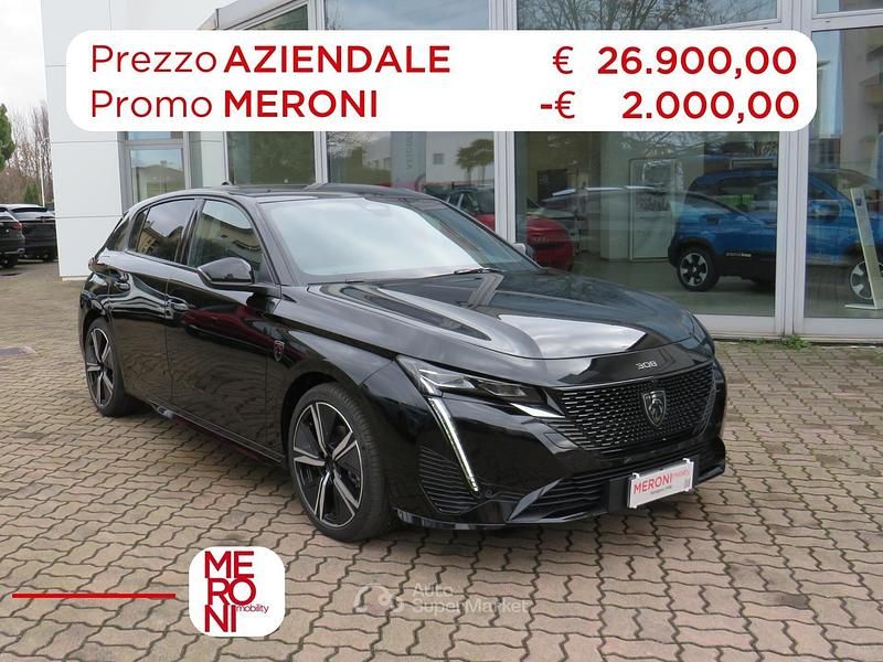 Nero Usata 2025 Peugeot 308 GT Berlina | 24.900 € (Ottimo prezzo) - Immagine 1/4