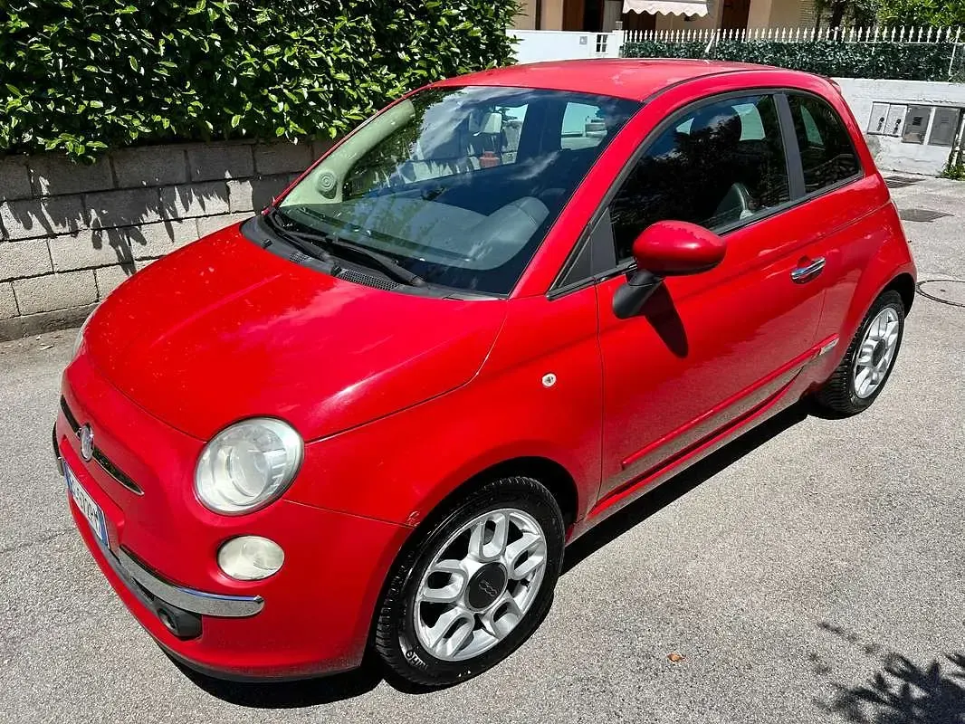 Usata Fiat 500 Sport 69 CV (50 kW) 2010 Rosso Utilitaria