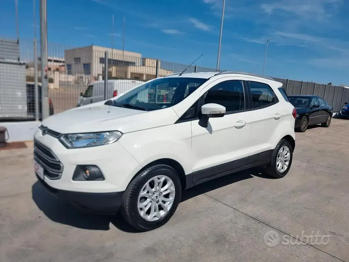 Usata Ford Ecosport Titanium 95 CV (69 kW) 2018 Bianco SUV