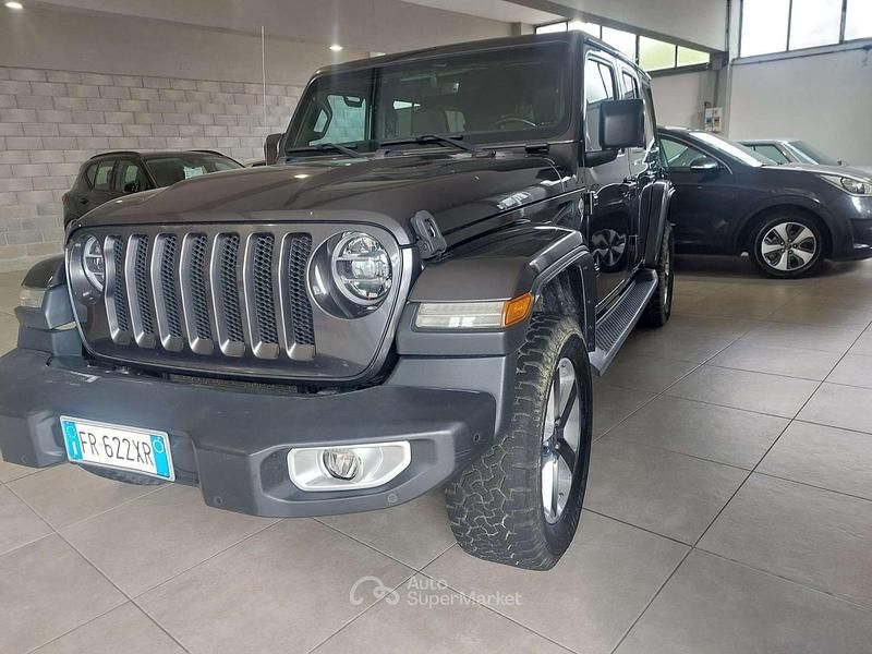 Usata Jeep Wrangler Sahara 200 CV (147 kW) 2018 Nero SUV