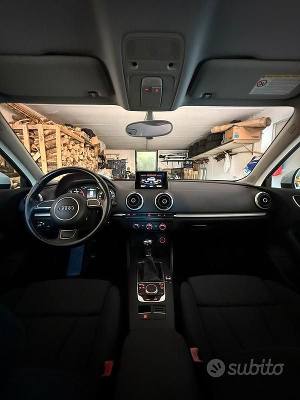 Usata Audi A3 Ambition 110 CV (80 kW) 2013 Bianco Utilitaria