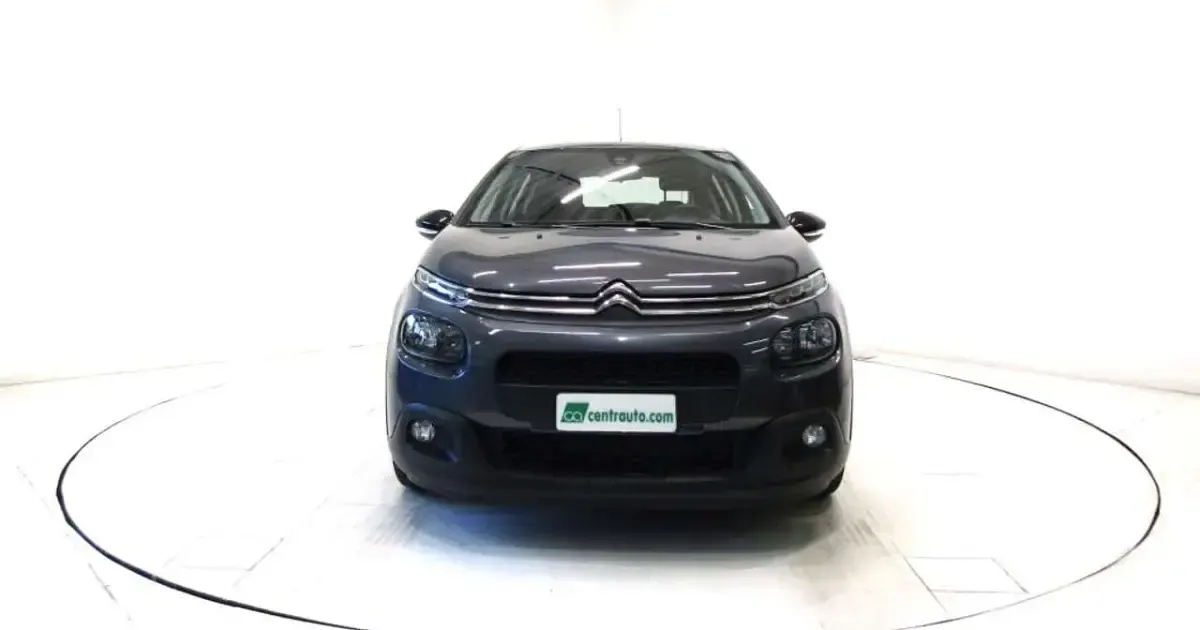 Usata Citroën C3 Feel 75 CV (55 kW) 2017 Grigio scuro Berlina