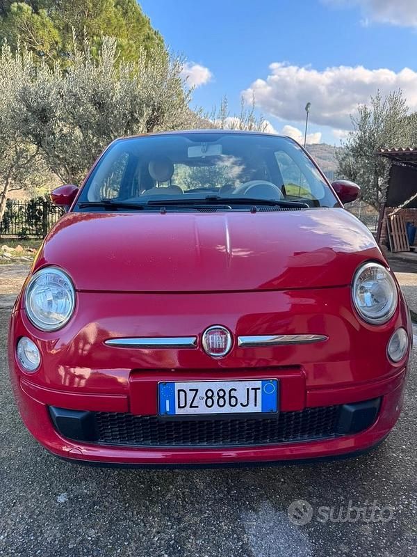 Usata Fiat 500 2009 Rosso Berlina