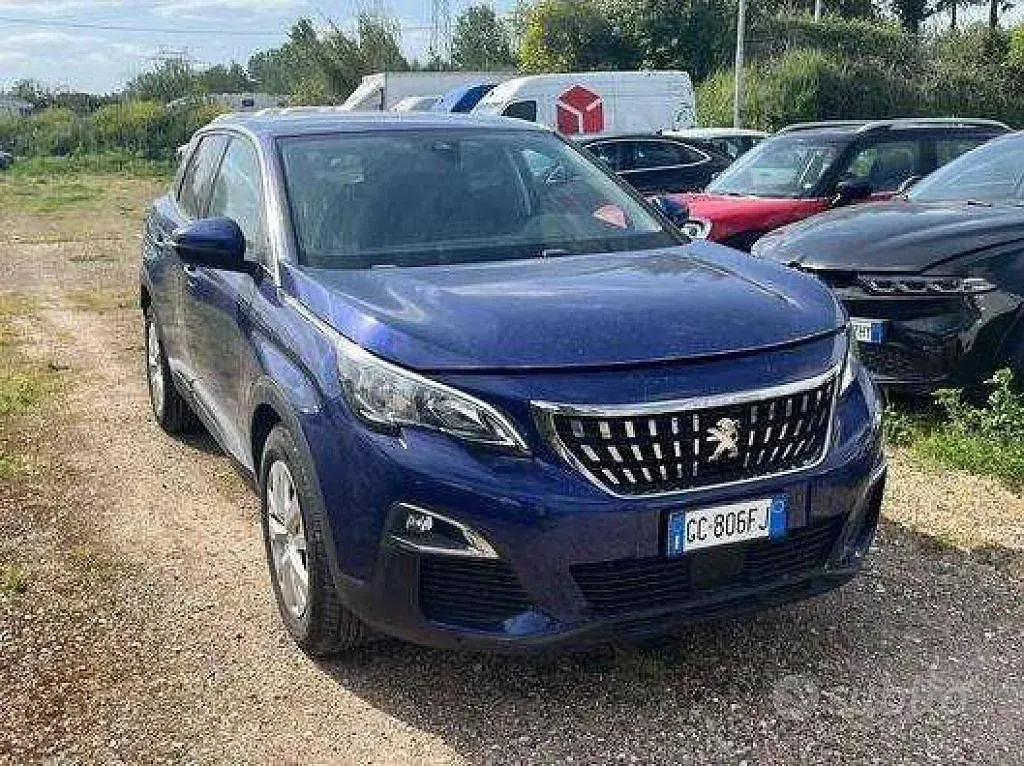 Usata Peugeot 3008 Business-Line 131 CV (96 kW) 2020 Blu/azzurro SUV
