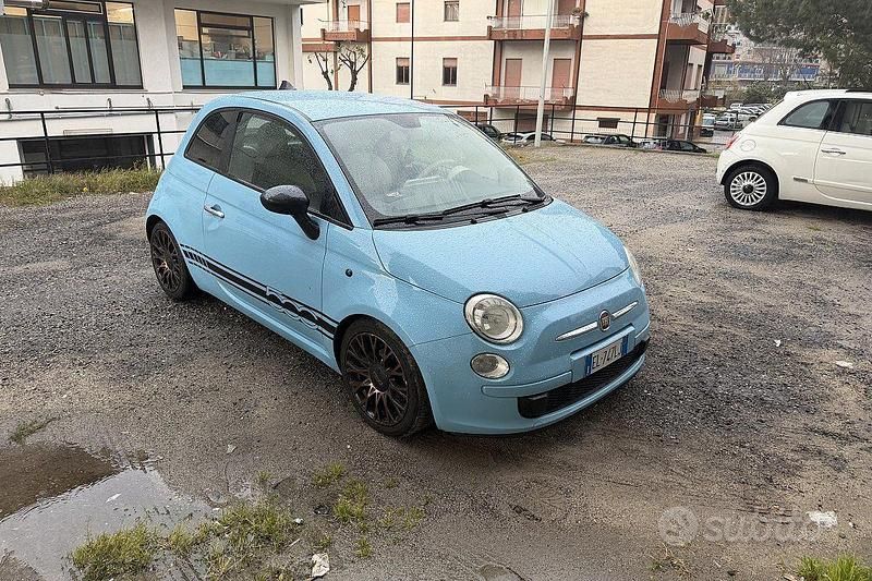 Usata Fiat 500 Pop 75 CV (55 kW) 2012 Blu Utilitaria